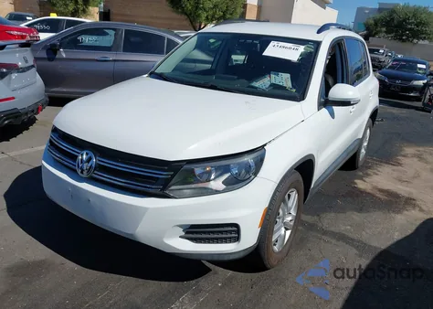 2017 Volkswagen Tiguan 2.0T/2.0T S из США, поврежденный, VIN WVGAV7AX1HK015595